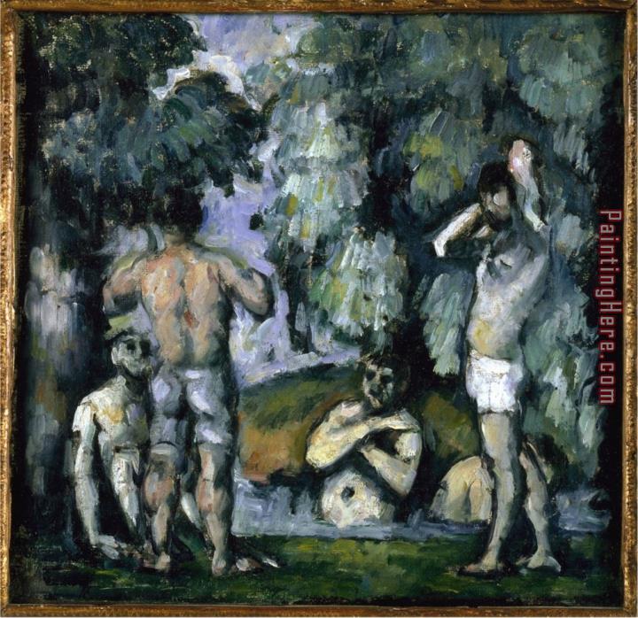 Paul Cezanne The Five Bathers